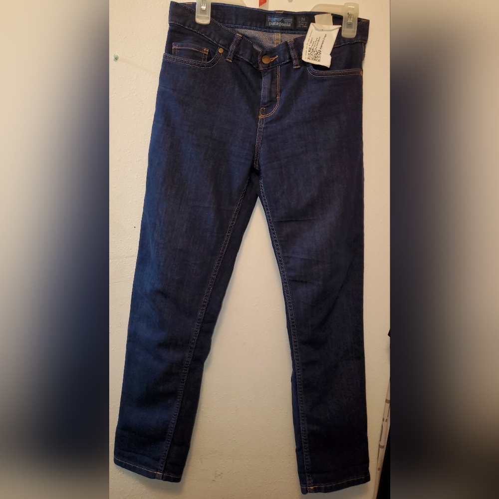 Patagonia Womens Dark blue Denim Pants 26'